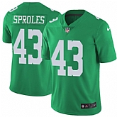 Nike Men & Women & Youth Eagles 43 Darren Sproles Green Color Rush Limited Jersey,baseball caps,new era cap wholesale,wholesale hats